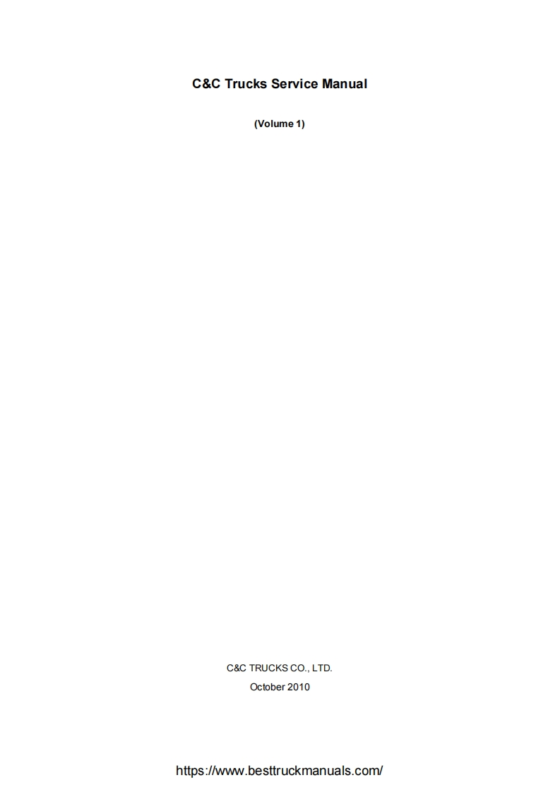 CC-Trucks-Service-Manual维修维护手册-PDF