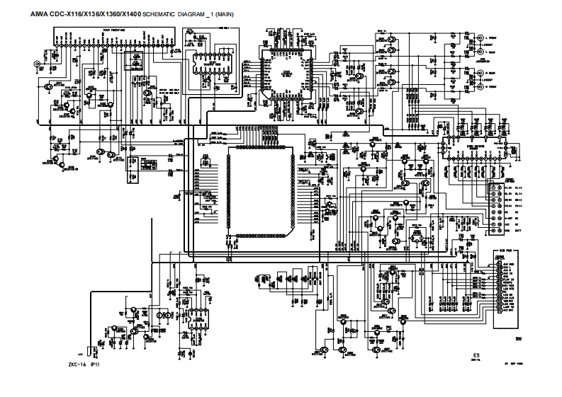 CDC-X116_X136_X1360_X1400维修手册含电器原理图