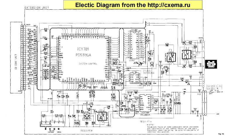 CDX-P1220S维修手册含电器原理图