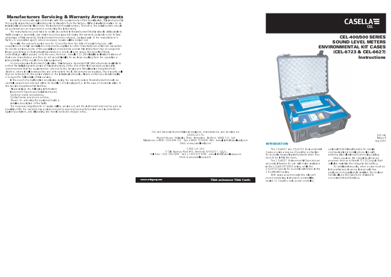 CEL-6723-Environmental-Enclosure-for-CEL-400_手册说明书指南