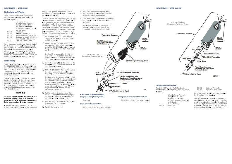 CEL-6737-Microphone-Protection-System-for-CEL-400_手册说明书指南