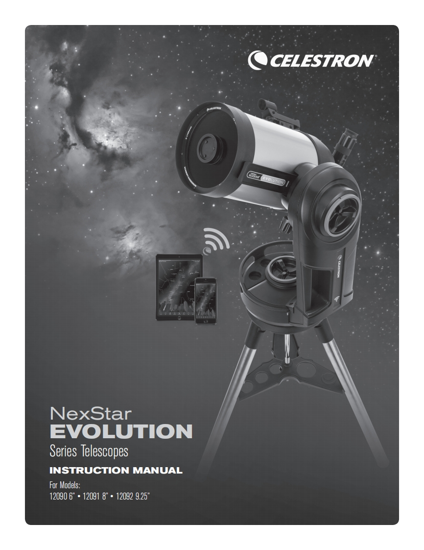CELESTRON_NexStarEVOLUTION_手册说明书指南