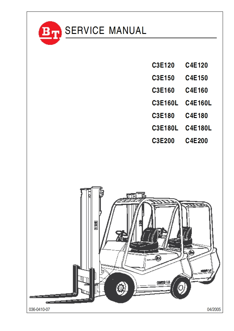 CESAB-BT-Blitz-318---420-Forklift-Trucks-Service-Manual维修维护手册