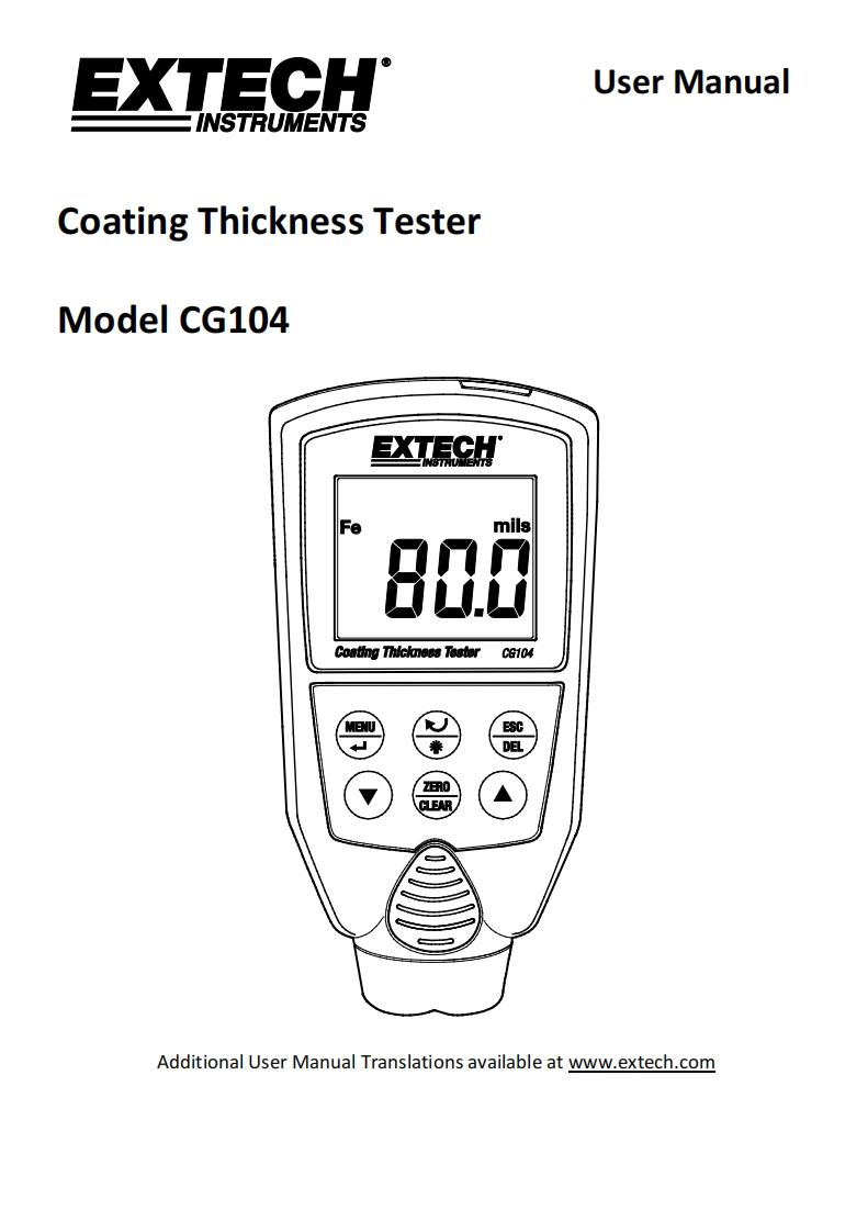 CG104_安装调试说明书手册-en