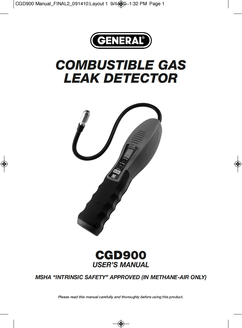 CGD900手册说明书指南