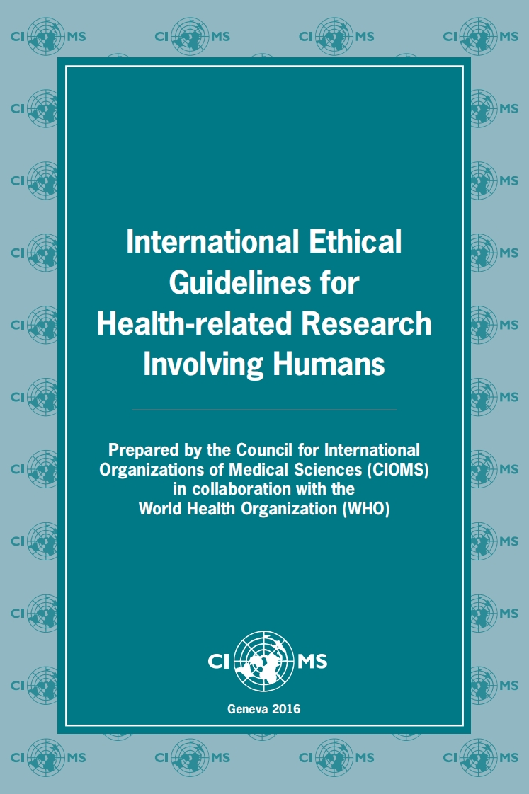 CIOMS2016原文InternationalEthicalGuidelinesforHealth