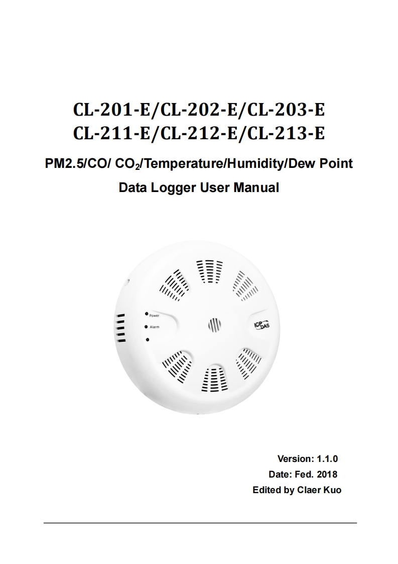 CL-200-E_用户操作说明书手册_英语_v1.1.0