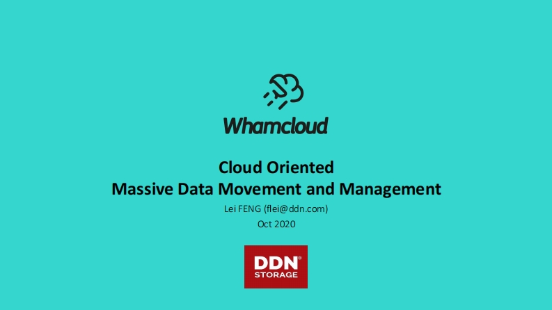 CLUG2020_冯磊_面向云环境的大规模数据搬运及管理新质力文库 - 聚焦新质生产力发展的数字化知识库_行业洞察 / 理论成果 / 实践指南免费下载新质力文库
