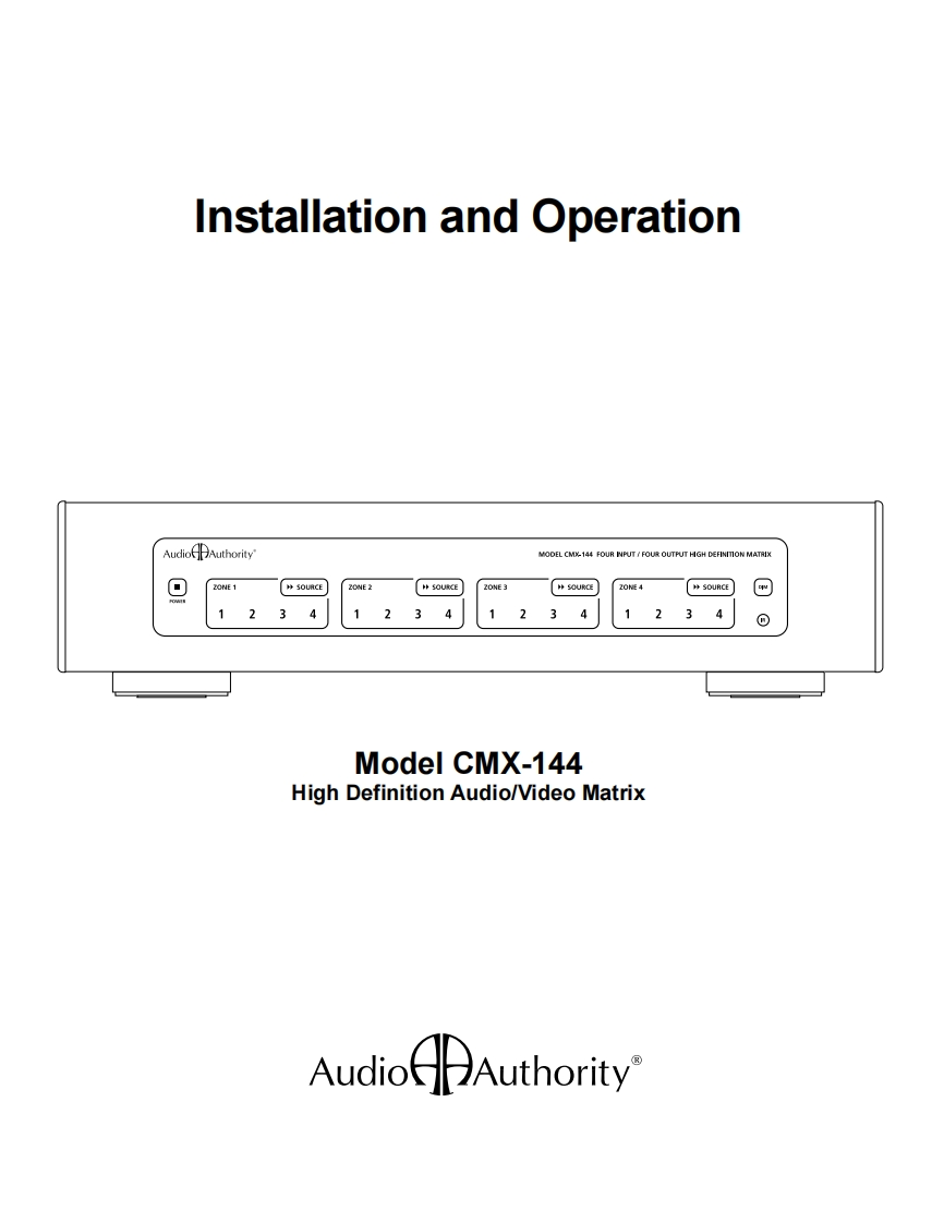 CMX-144_使用说明书手册