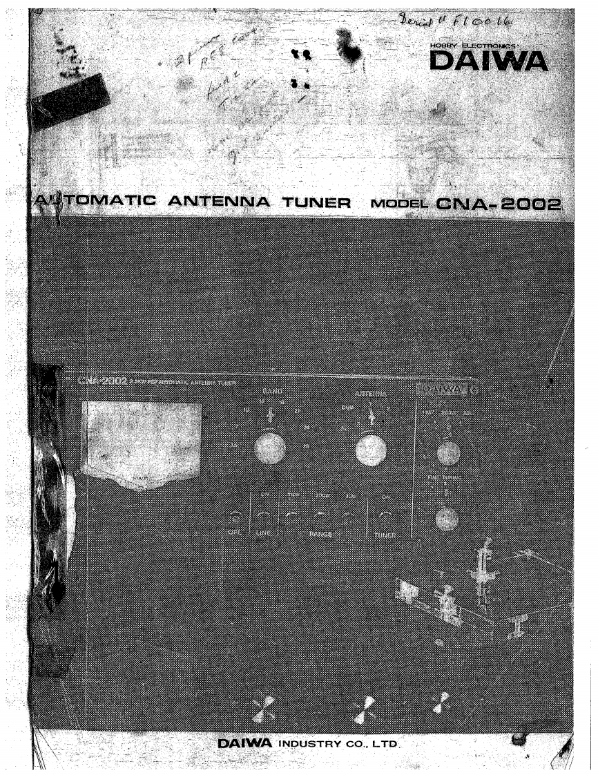 CNA-2002-InstructionManual操作说明书手册