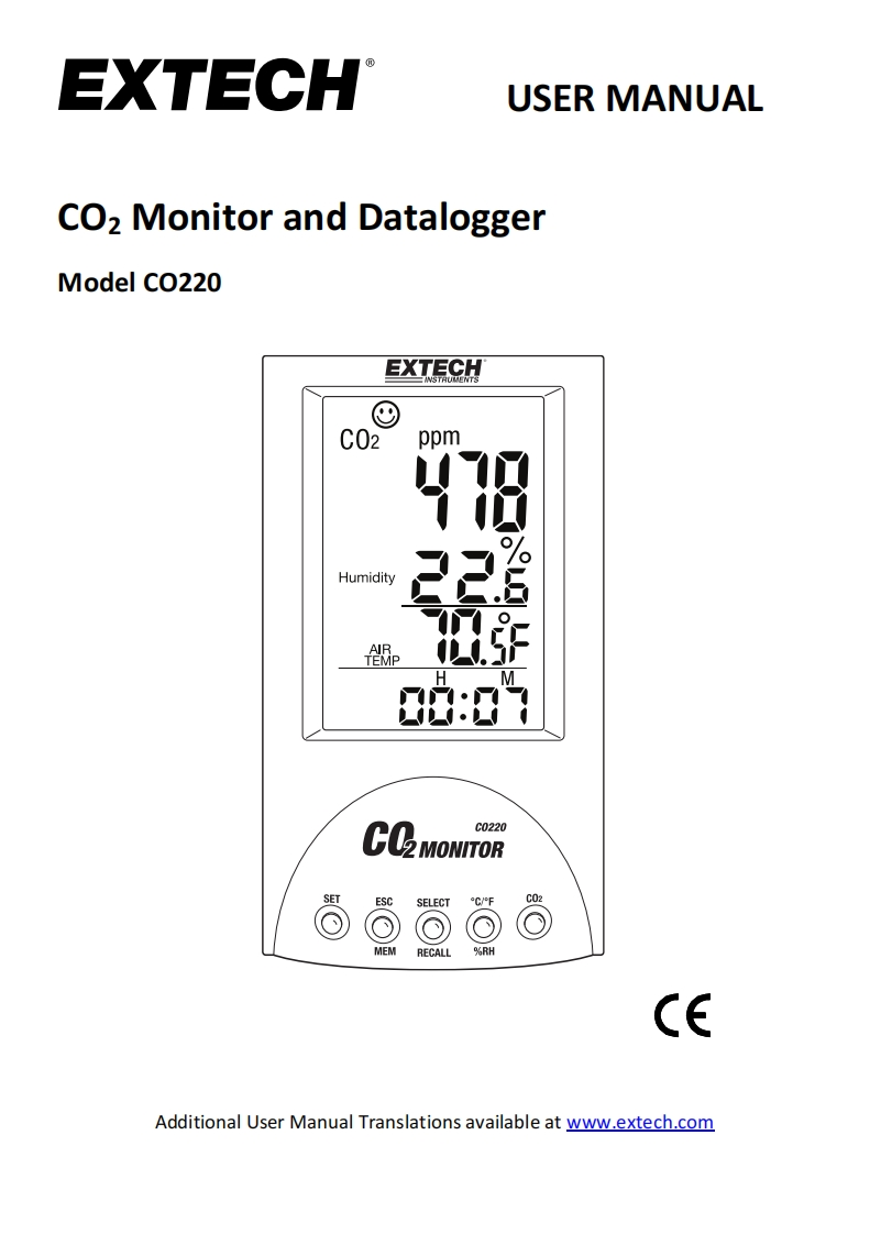 CO220_安装调试说明书手册-en