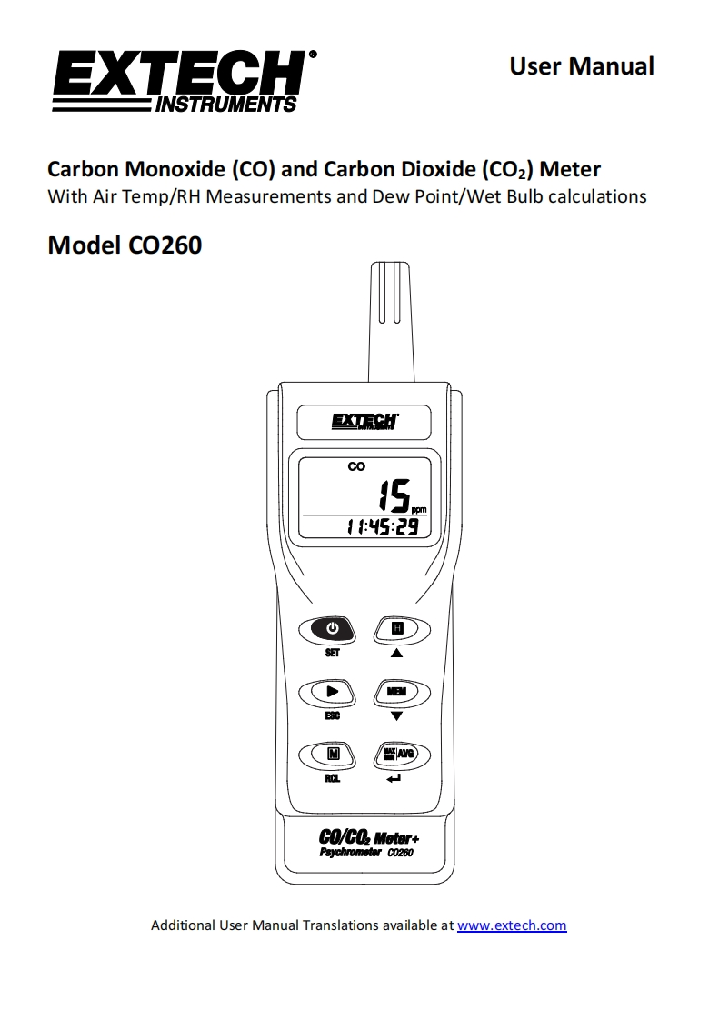 CO260_安装调试说明书手册-en