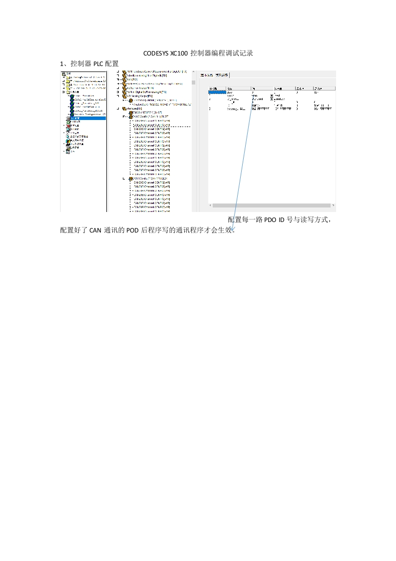 CODESYSXC100控制器编程调试记录