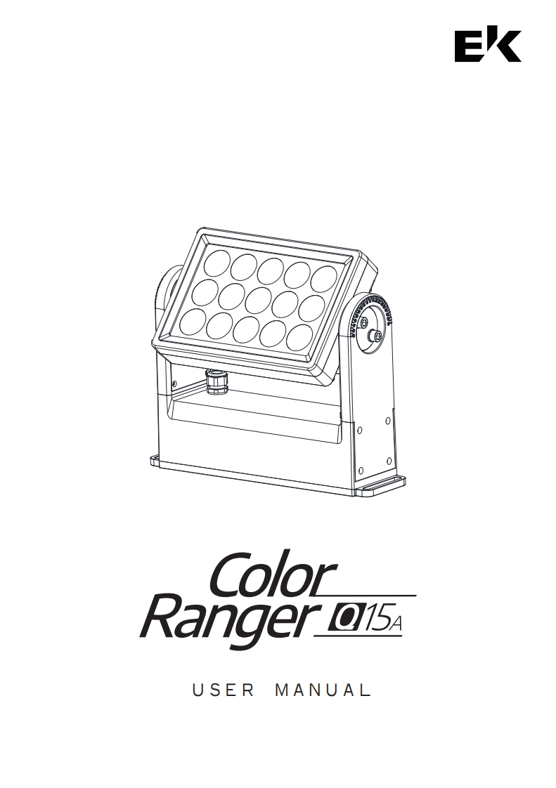 COLORRANGERQ15A产品使用说明书手册