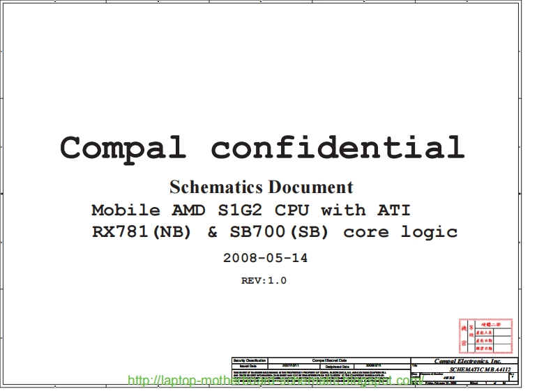 COMPAQ-CQ40-LA-4112P笔记本电器原理图