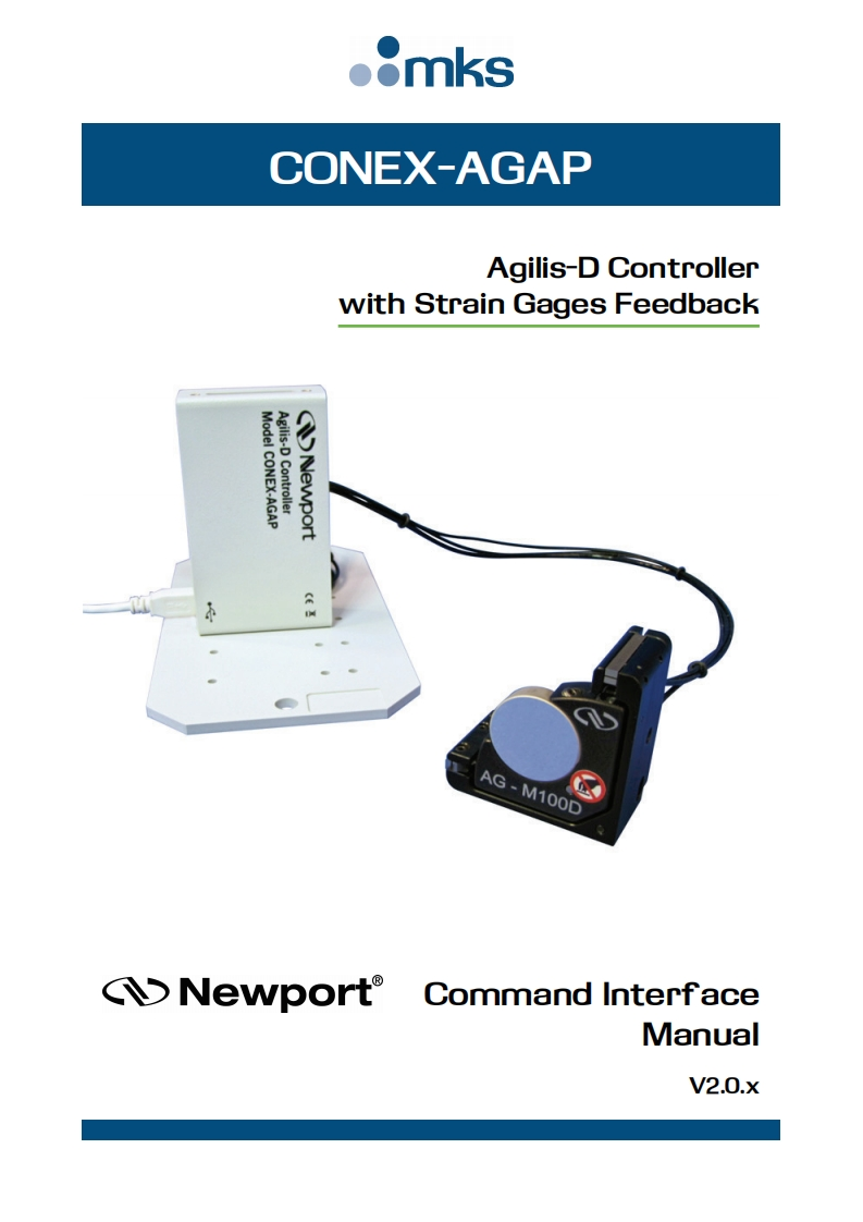 CONEX-AGAP-Command-Interface-操作说明书指南