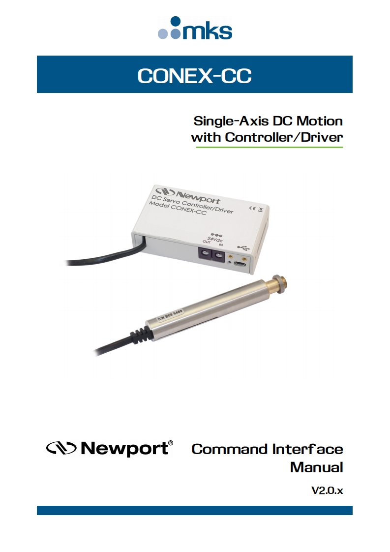 CONEX-CC-Command-Interface-操作说明书指南