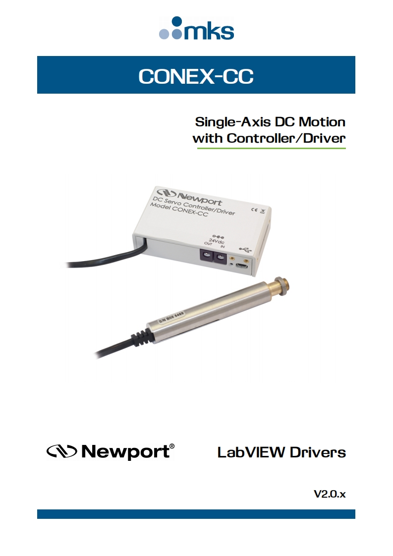 CONEX-CC-LabVIEW-Drivers-操作说明书指南