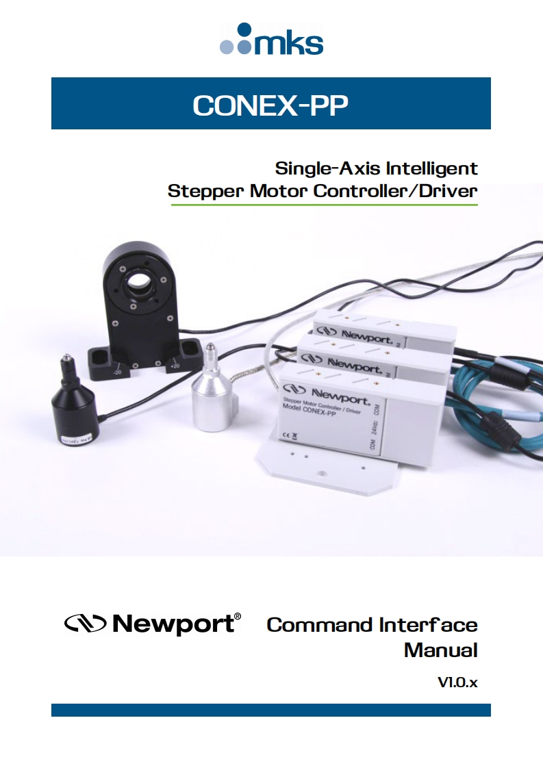 CONEX-PP-Command-Interface-操作说明书指南