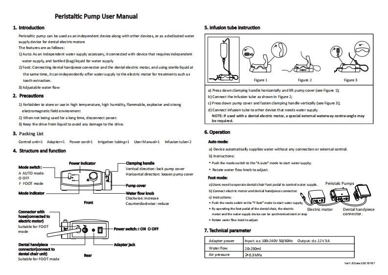 COXO-CX265-76-Smart-Peristaltic-Pump-Automatic-操作说明书手册l