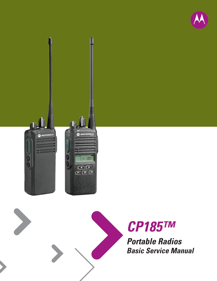 CP185_Basic_Service_Manual维修维护手册_68007024004-D