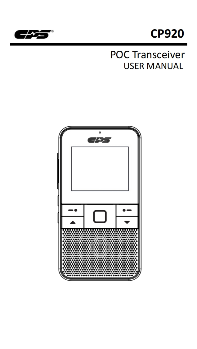 CP920用户使用说明书手册指南