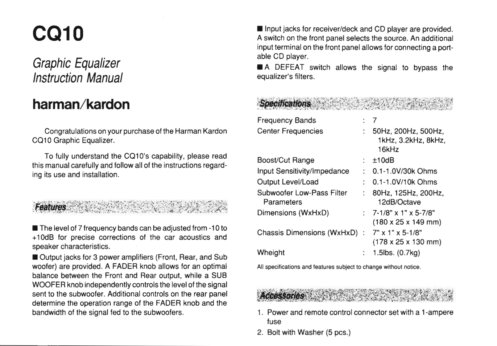 CQ10HK使用说明书手册