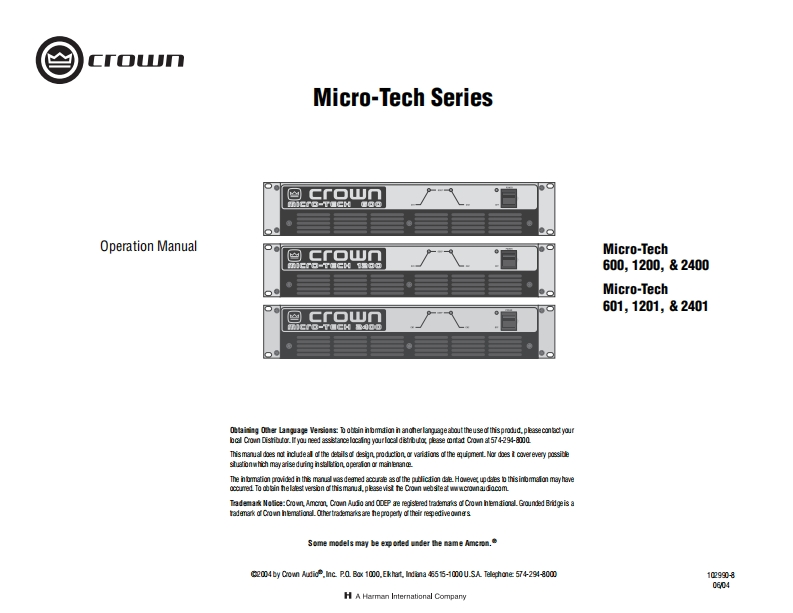CROWN-102990-8_6-04_microtech_操作说明书手册