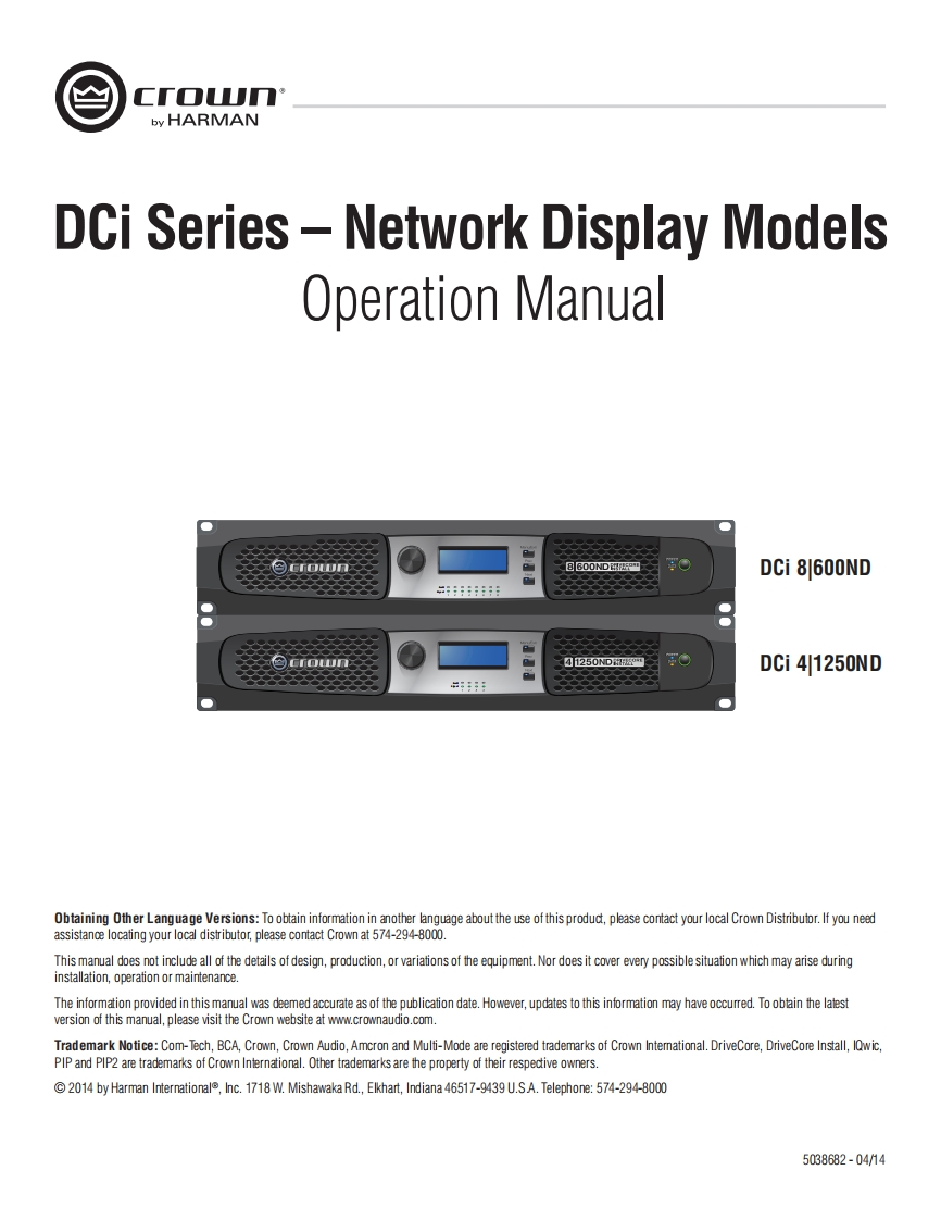 CROWN-5038682_DCi_ND_操作说明书手册_012616