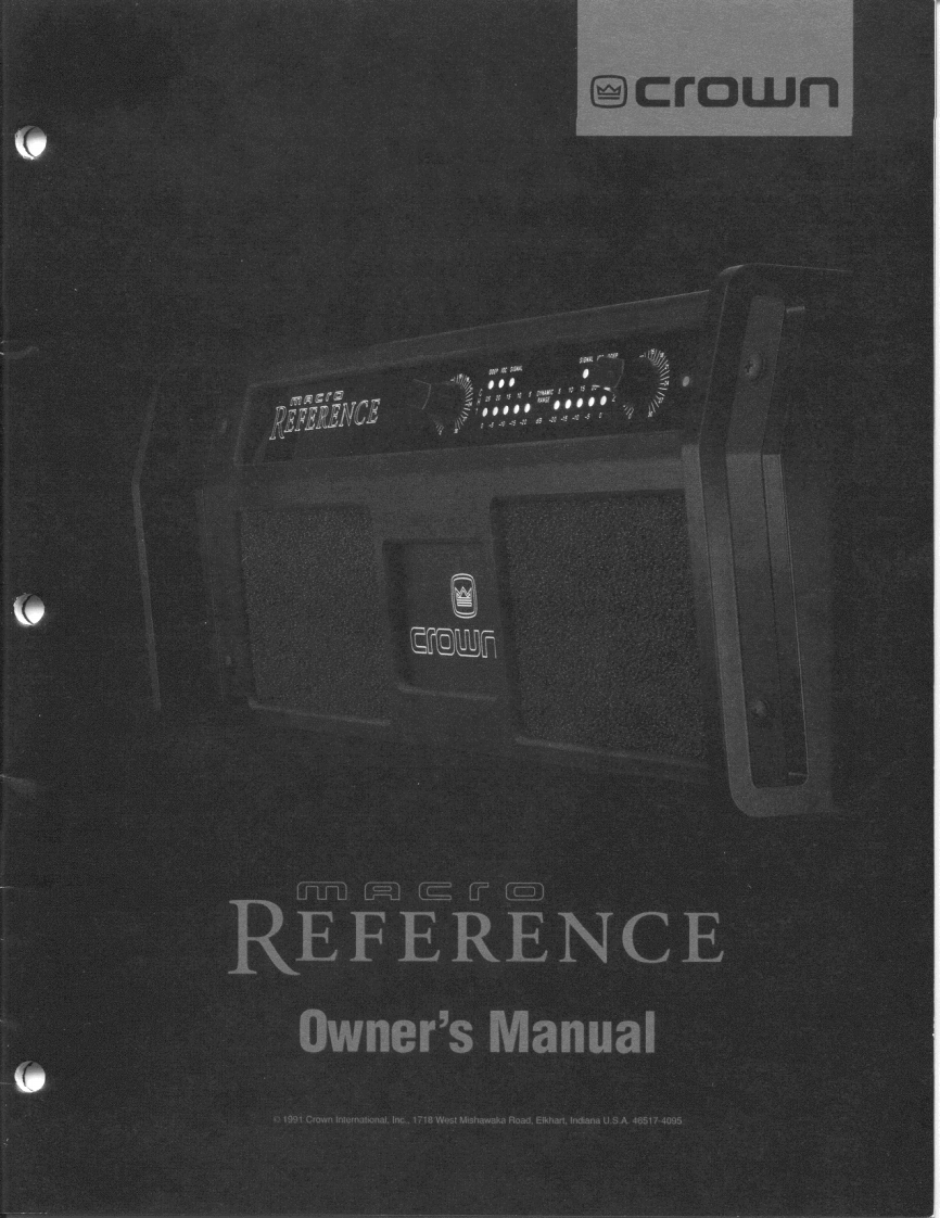 CROWN-Macro-Reference-Owners-操作说明书手册-3-of-3-mrownersmanual3of3