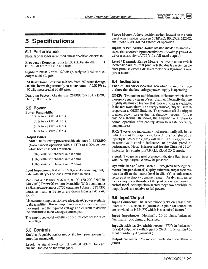 CROWN-Macro-Reference-维修操作说明书手册-2-of-4-mrservicemanual2of4