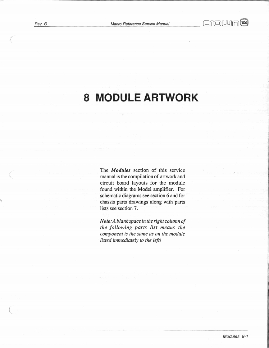 CROWN-Macro-Reference-维修操作说明书手册-8-1-21-mrservicemanual_8_1_21