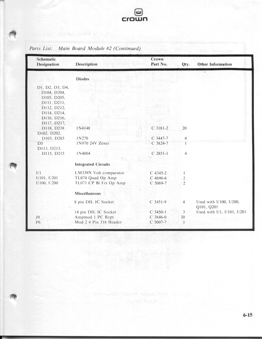 CROWN-PSA-2-维修操作说明书手册-3-of-7-psa2servicemanual3of7