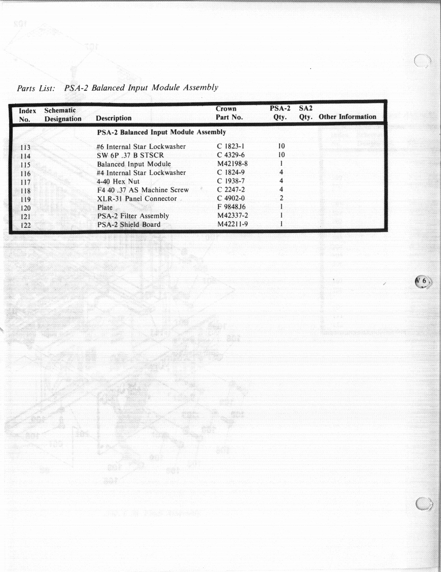 CROWN-PSA-2-维修操作说明书手册-5-of-7-psa2servicemanual5of7
