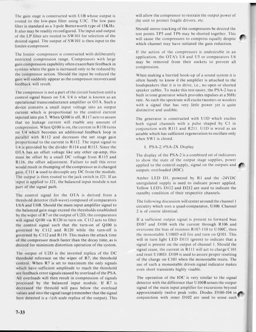 CROWN-PSA-2-维修操作说明书手册-7-of-7-psa2servicemanual7of7