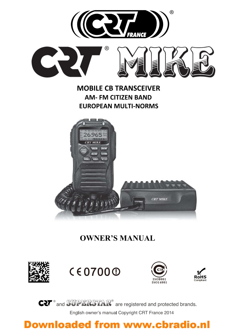 CRT_Mike_使用说明书手册
