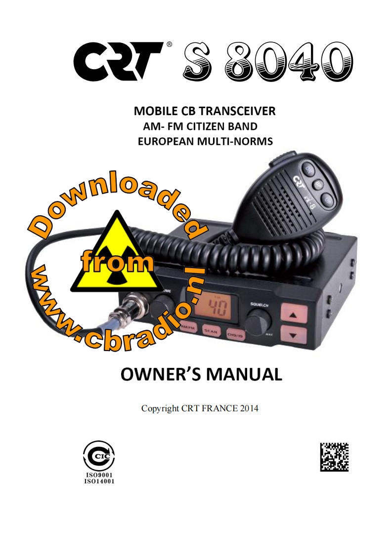 CRT_S8040_使用说明书手册