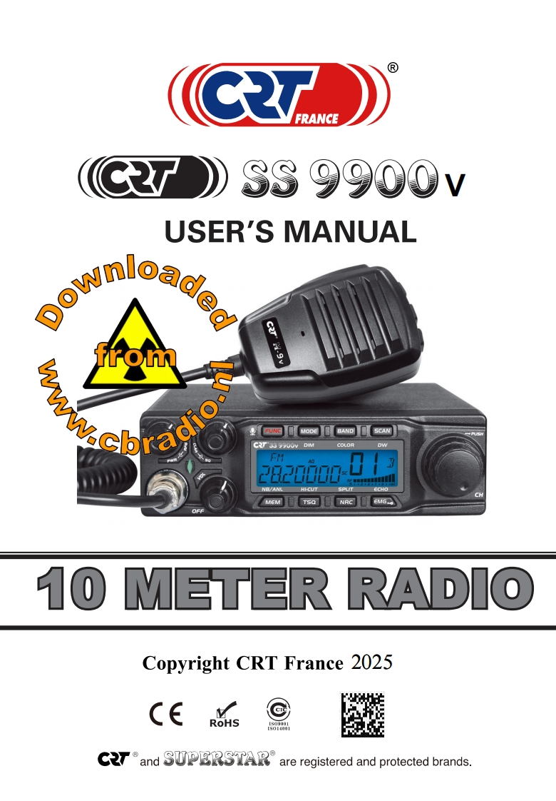 CRT_SS9900V_使用说明书手册