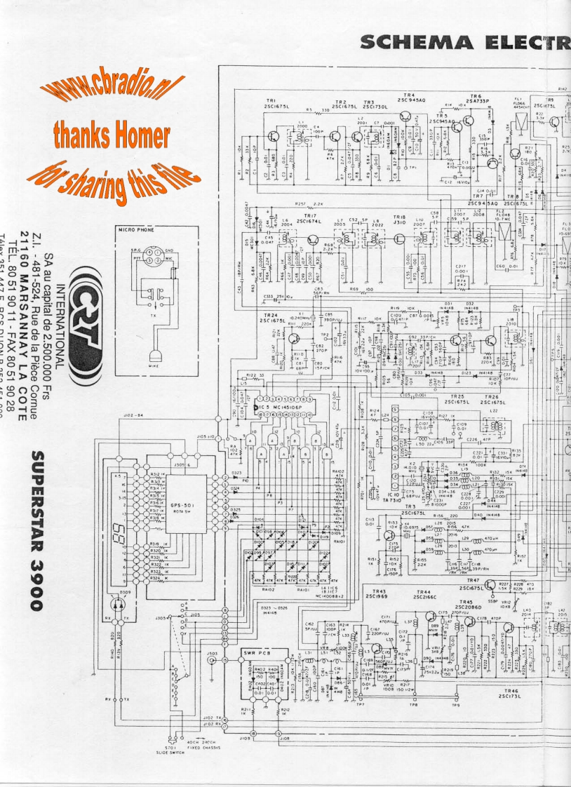 CRT_Superstar_3900_Homer电气原理图册