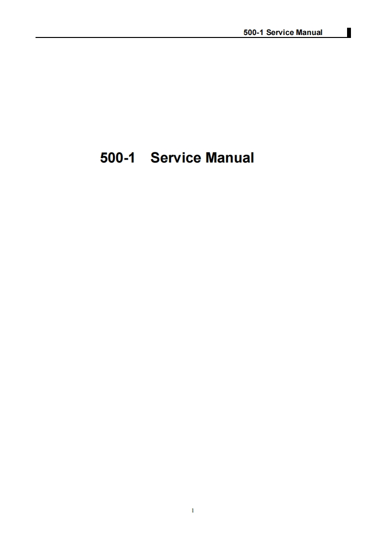 CS101-Service-Manual维修维护说明书手册含电气原理图
