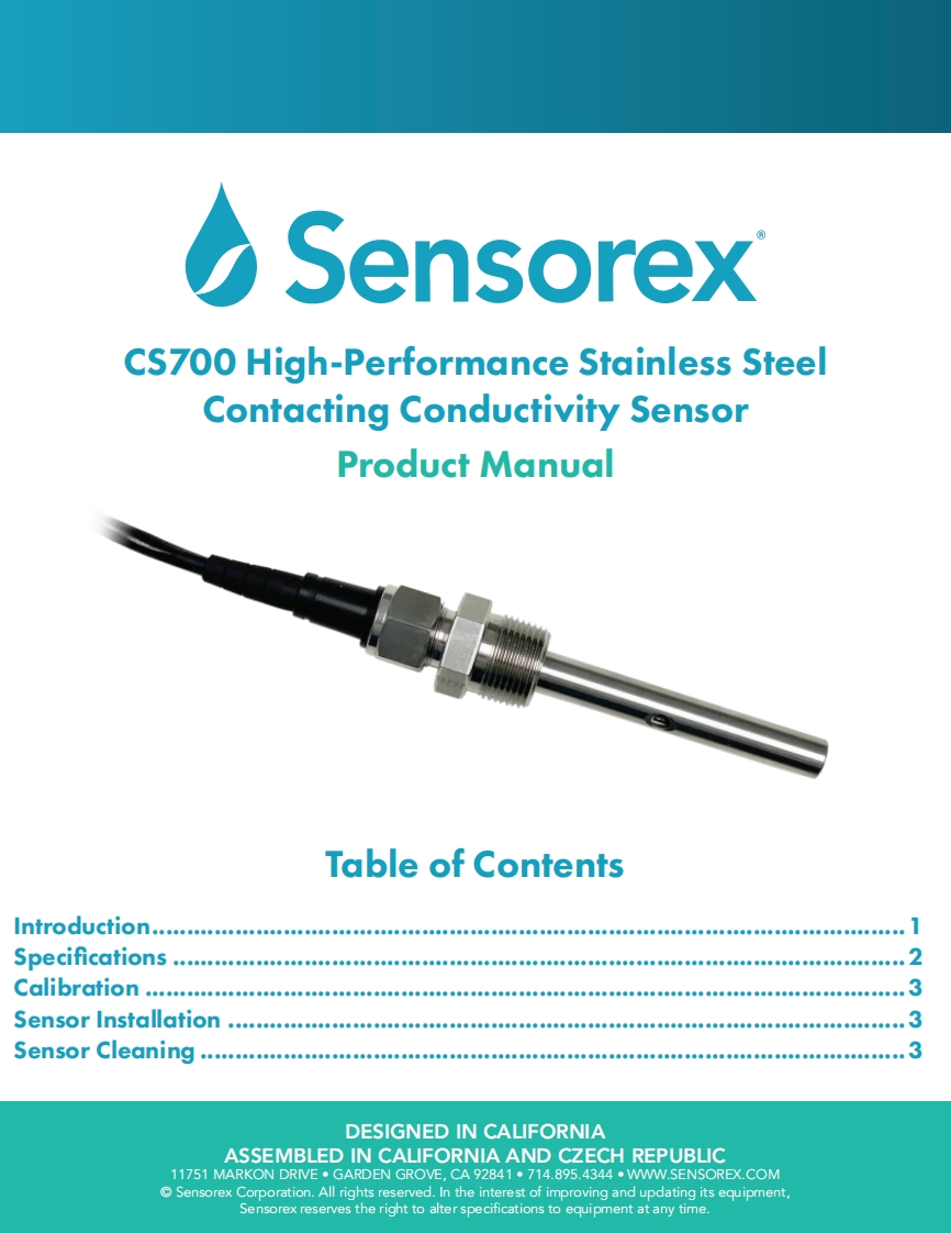 CS700-Product-手册说明书指南