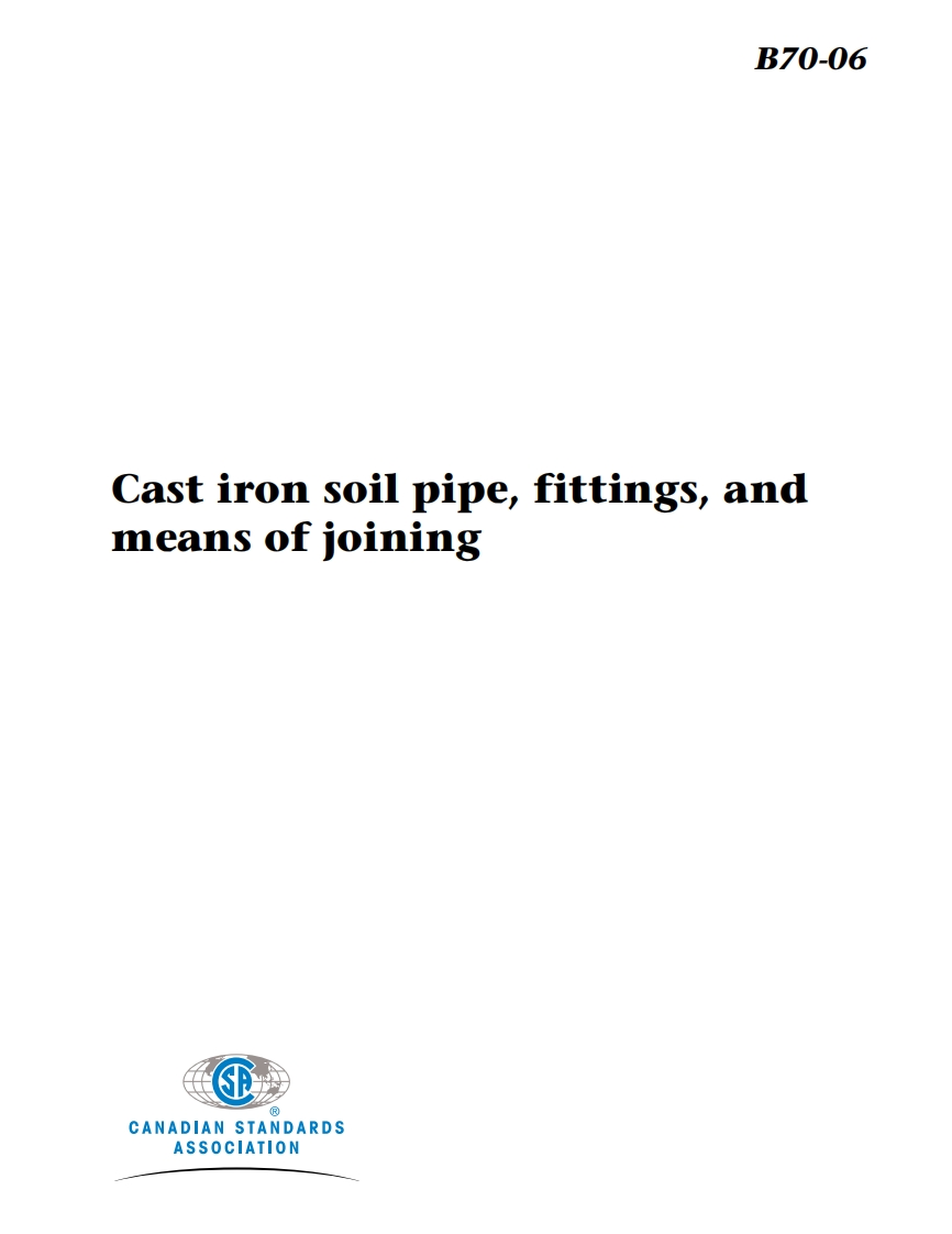 CSA-B70-06-CANADIAN-STANDARD-FOR-SOIL-PIPE