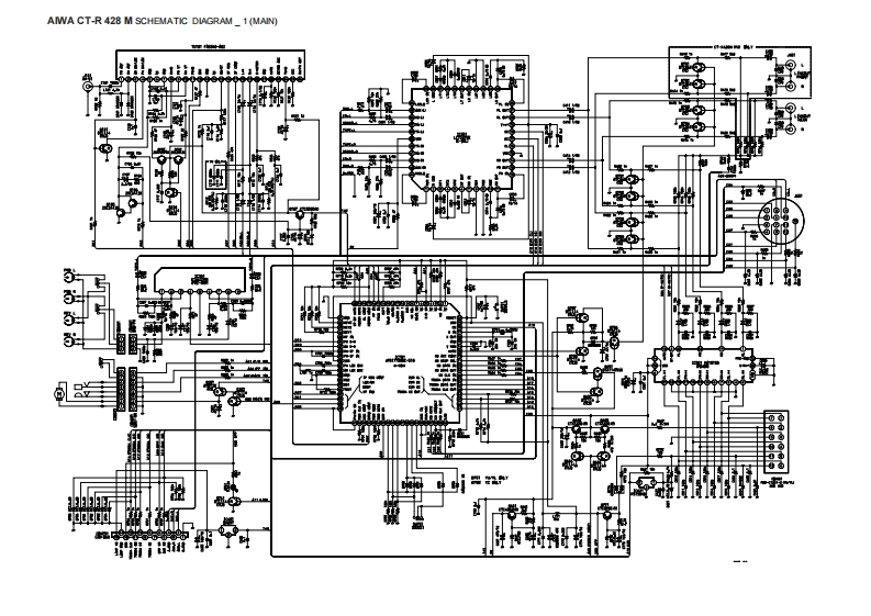 CT-R428M维修手册含电器原理图