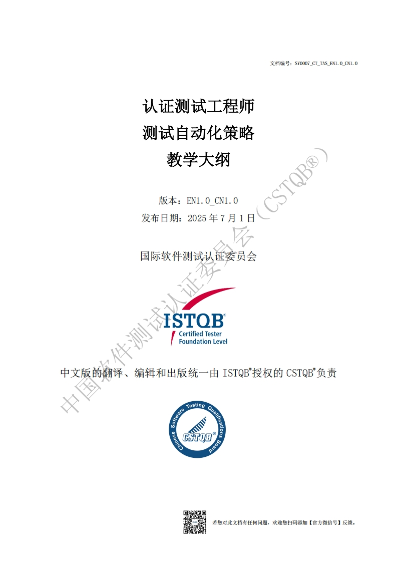 CT_TAS_测试自动化策略大纲_v1.0_CN1.0（中文版）