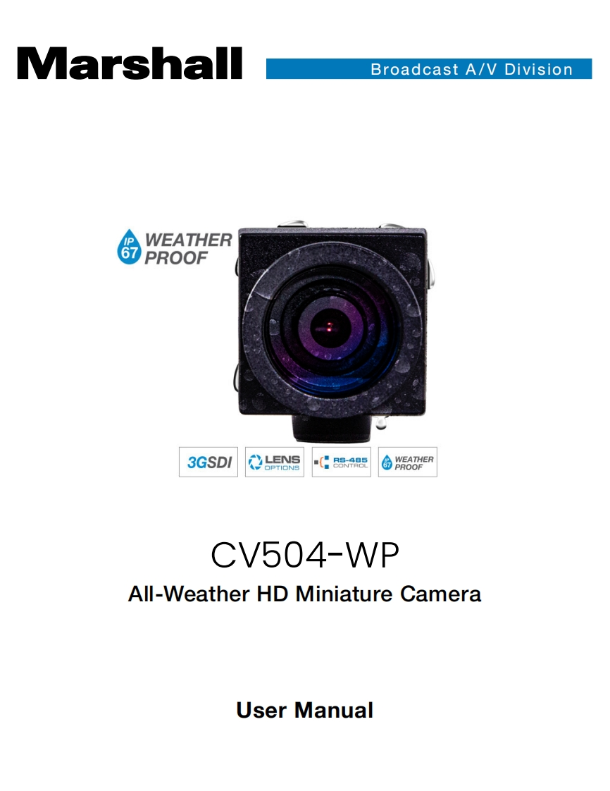 CV504-WP_使用说明书手册