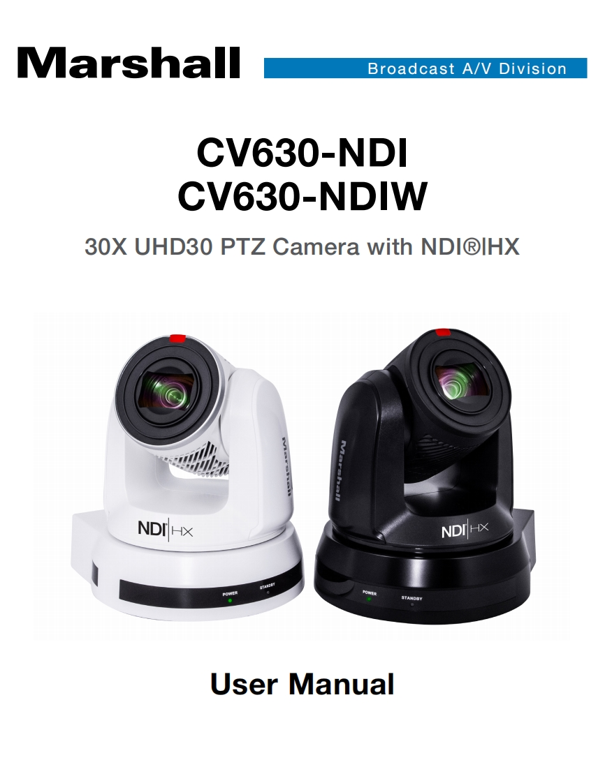 CV630-NDI_操作说明书手册