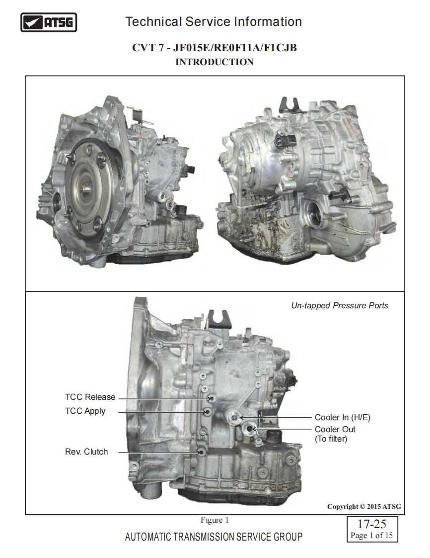 CVT-7-JF015E-RE0F11A-F1CJB-repair-manual变速箱维修手册