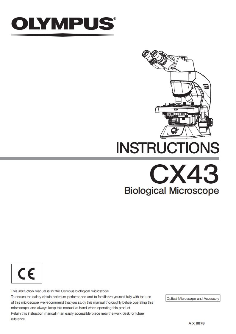 CX43_操作说明书手册_EN