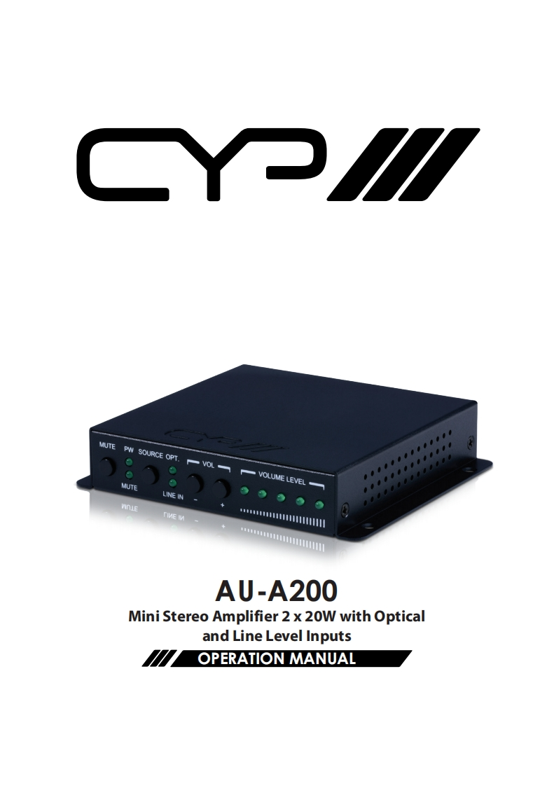 CYP-AU-A220-操作说明书手册-v1.00