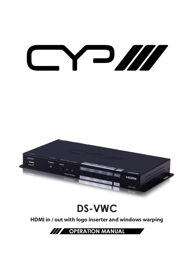 CYP-DS-VWC-操作说明书手册-v1.00